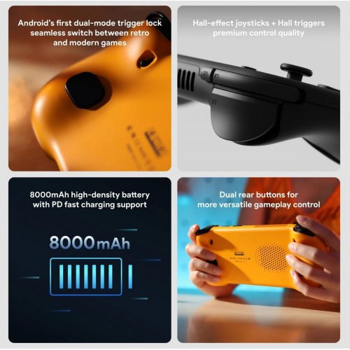 Портативная игровая консоль AYANEO Pocket FIT Snapdragon G3/8GB/128GB Phantom Black купить в Украине: Киев, Днепр, Харьков, Одесса  | Низкая цена, отзывы, характеристики от TELEMART фото