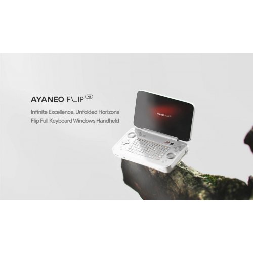 Портативная игровая консоль AYANEO Flip KB R7 7840U/16GB/512GB Shadow Black купить в Украине: Киев, Днепр, Харьков, Одесса  | Низкая цена, отзывы, характеристики от TELEMART фото