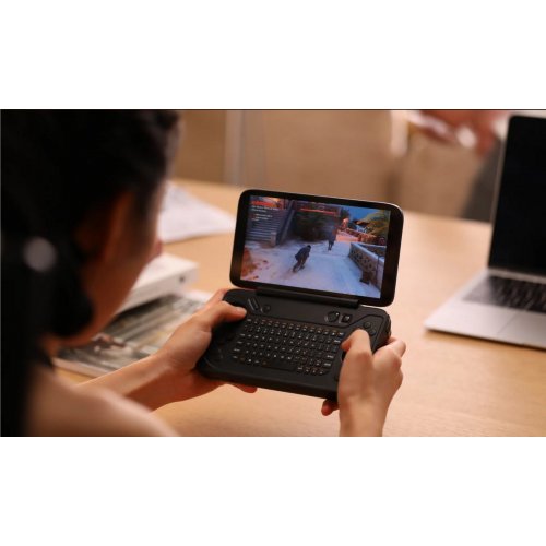Портативная игровая консоль AYANEO Flip KB R7 7840U/16GB/512GB Shadow Black купить в Украине: Киев, Днепр, Харьков, Одесса  | Низкая цена, отзывы, характеристики от TELEMART фото