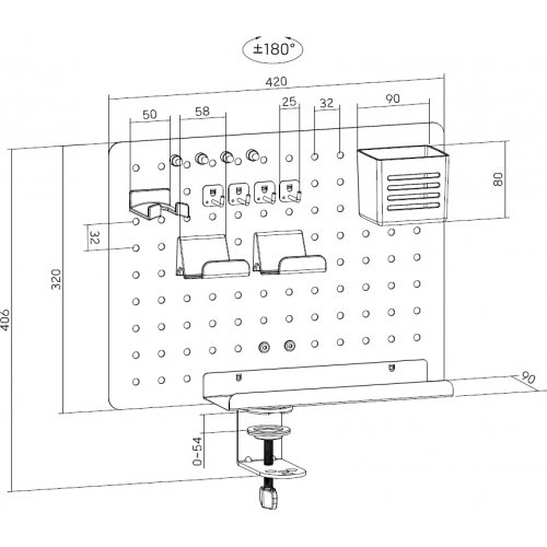 Настільний органайзер OfficePro DO790 Black купити в Україні: Київ, Львів, Хмельницький, Тернопіль, Івано-Франківськ | Низька ціна, відгуки, характеристики від TELEMART фото