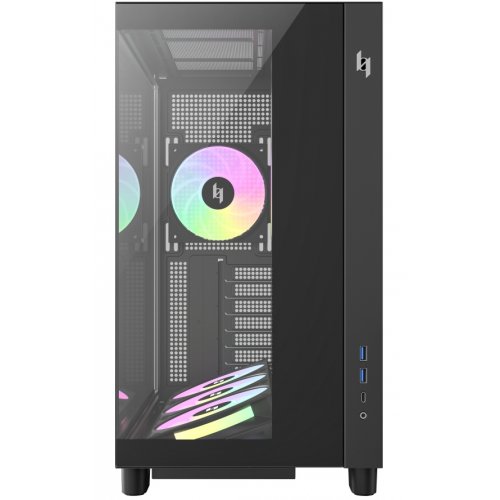 Корпус GAMEMAX NEX C53 Tempered Glass без БП Black купить в Украине: Киев, Днепр, Харьков, Одесса  | Проверка совместимости, низкая цена, отзывы, характеристики от TELEMART фото