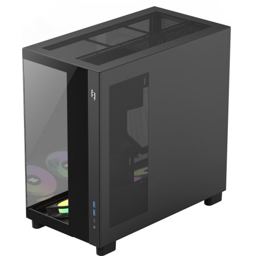 Корпус GAMEMAX NEX C53 Tempered Glass без БП Black купить в Украине: Киев, Днепр, Харьков, Одесса  | Проверка совместимости, низкая цена, отзывы, характеристики от TELEMART фото