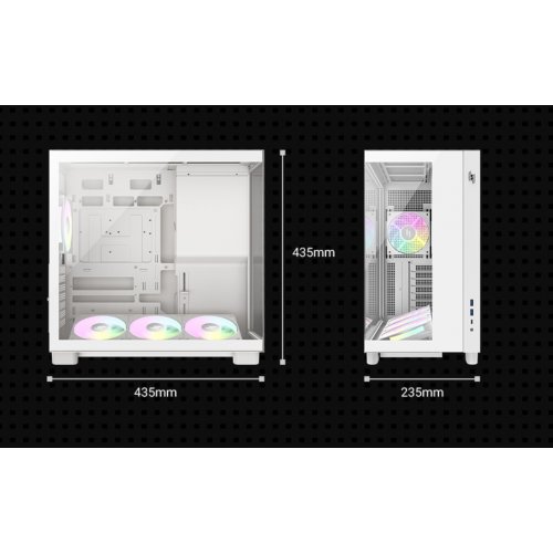 Корпус GAMEMAX NEX C53 Tempered Glass без БП White купить в Украине: Киев, Днепр, Харьков, Одесса  | Проверка совместимости, низкая цена, отзывы, характеристики от TELEMART фото