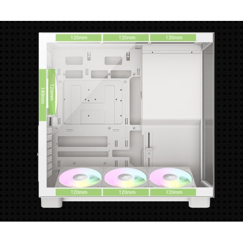 Корпус GAMEMAX NEX C53 Tempered Glass без БП White купить в Украине: Киев, Днепр, Харьков, Одесса  | Проверка совместимости, низкая цена, отзывы, характеристики от TELEMART фото