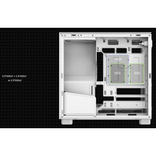 Корпус GAMEMAX NEX C53 Tempered Glass без БП White купить в Украине: Киев, Днепр, Харьков, Одесса  | Проверка совместимости, низкая цена, отзывы, характеристики от TELEMART фото