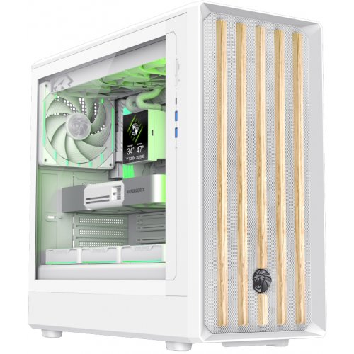 Корпус GAMEMAX Claw 460 W Tempered Glass без БП White купить в Украине: Киев, Днепр, Харьков, Одесса  | Проверка совместимости, низкая цена, отзывы, характеристики от TELEMART фото