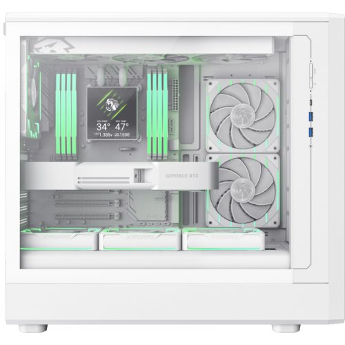 Корпус GAMEMAX Claw 460 W Tempered Glass без БП White купить в Украине: Киев, Днепр, Харьков, Одесса  | Проверка совместимости, низкая цена, отзывы, характеристики от TELEMART фото
