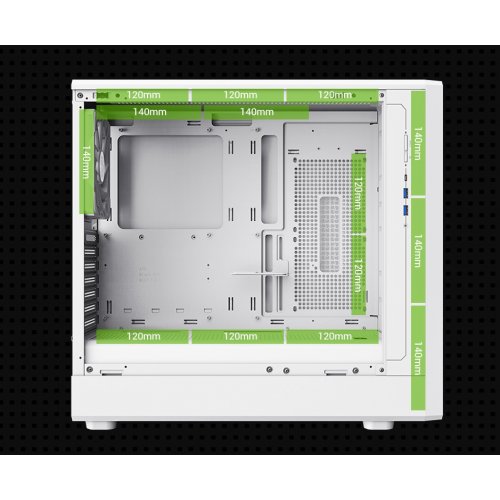 Корпус GAMEMAX Claw 460 W Tempered Glass без БП White купить в Украине: Киев, Днепр, Харьков, Одесса  | Проверка совместимости, низкая цена, отзывы, характеристики от TELEMART фото