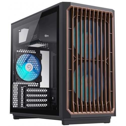 Корпус GAMEMAX F35 Tempered Glass без БП Black купить в Украине: Киев, Днепр, Харьков, Одесса  | Проверка совместимости, низкая цена, отзывы, характеристики от TELEMART фото