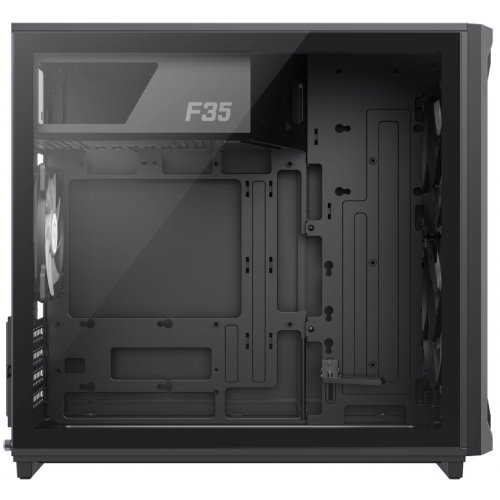 Корпус GAMEMAX F35 Tempered Glass без БП Black купить в Украине: Киев, Днепр, Харьков, Одесса  | Проверка совместимости, низкая цена, отзывы, характеристики от TELEMART фото