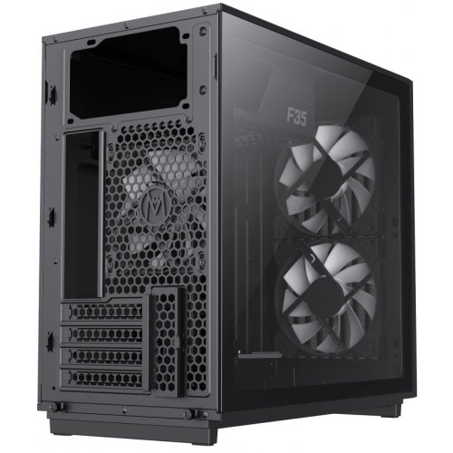 Корпус GAMEMAX F35 Tempered Glass без БП Black купить в Украине: Киев, Днепр, Харьков, Одесса  | Проверка совместимости, низкая цена, отзывы, характеристики от TELEMART фото