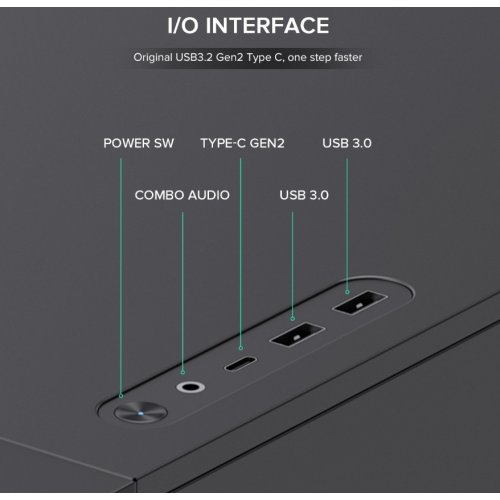 Корпус GAMEMAX F35 Tempered Glass без БП Black купить в Украине: Киев, Днепр, Харьков, Одесса  | Проверка совместимости, низкая цена, отзывы, характеристики от TELEMART фото