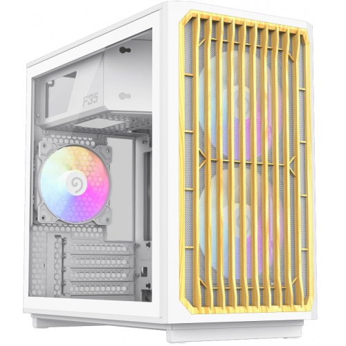 Корпус GAMEMAX F35 Tempered Glass без БП White купить в Украине: Киев, Днепр, Харьков, Одесса  | Проверка совместимости, низкая цена, отзывы, характеристики от TELEMART фото