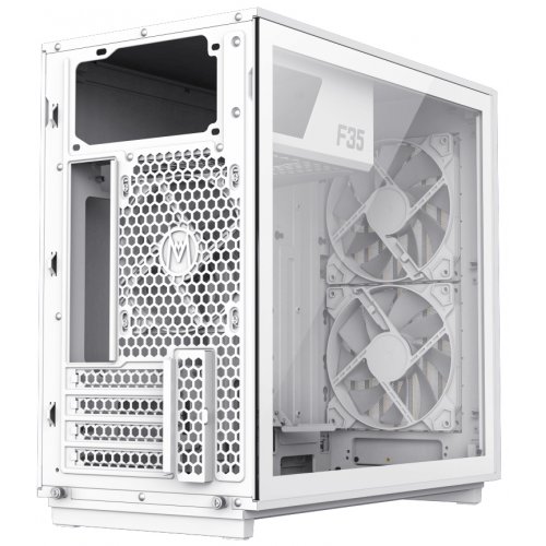 Корпус GAMEMAX F35 Tempered Glass без БП White купить в Украине: Киев, Днепр, Харьков, Одесса  | Проверка совместимости, низкая цена, отзывы, характеристики от TELEMART фото