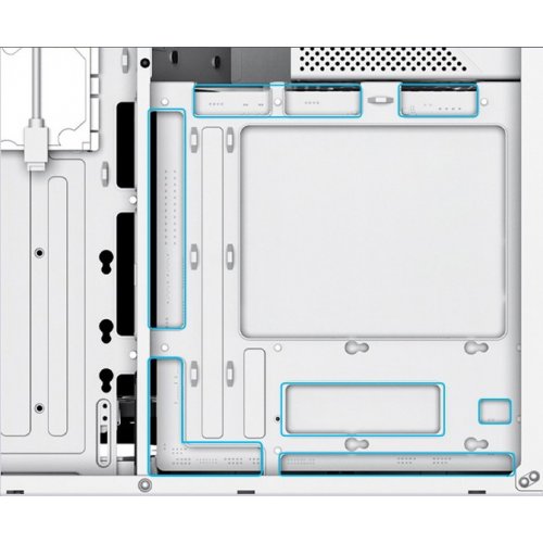 Корпус GAMEMAX F35 Tempered Glass без БП White купить в Украине: Киев, Днепр, Харьков, Одесса  | Проверка совместимости, низкая цена, отзывы, характеристики от TELEMART фото