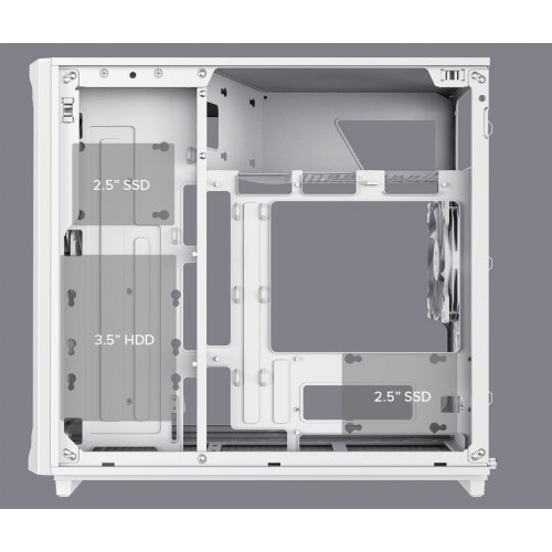 Корпус GAMEMAX F35 Tempered Glass без БП White купить в Украине: Киев, Днепр, Харьков, Одесса  | Проверка совместимости, низкая цена, отзывы, характеристики от TELEMART фото