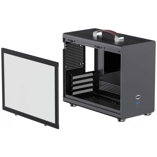 Корпус GAMEMAX Spark Mini Tempered Glass без БЖ Black купити в Україні: Київ, Львів, Хмельницький, Тернопіль, Івано-Франківськ | Перевірка сумісності, низька ціна, відгуки, характеристики від TELEMART фото