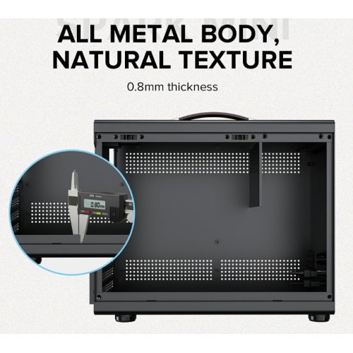 Корпус GAMEMAX Spark Mini Tempered Glass без БЖ Black купити в Україні: Київ, Львів, Хмельницький, Тернопіль, Івано-Франківськ | Перевірка сумісності, низька ціна, відгуки, характеристики від TELEMART фото