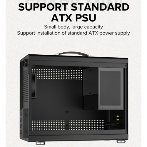 Корпус GAMEMAX Spark Mini Tempered Glass без БЖ Black купити в Україні: Київ, Львів, Хмельницький, Тернопіль, Івано-Франківськ | Перевірка сумісності, низька ціна, відгуки, характеристики від TELEMART фото