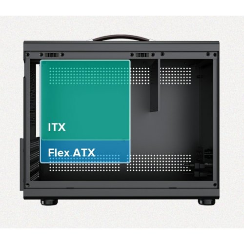 Корпус GAMEMAX Spark Mini Tempered Glass без БЖ Black купити в Україні: Київ, Львів, Хмельницький, Тернопіль, Івано-Франківськ | Перевірка сумісності, низька ціна, відгуки, характеристики від TELEMART фото