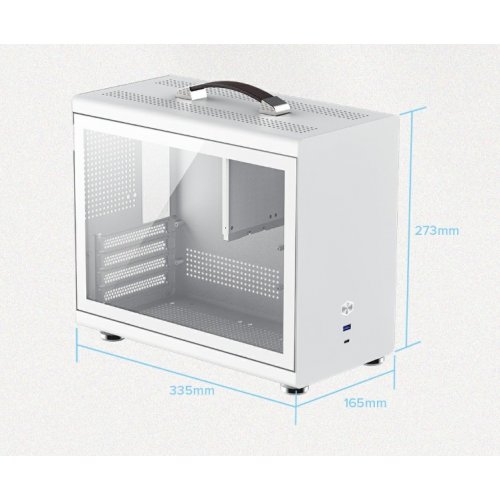 Корпус GAMEMAX Spark Mini Tempered Glass без БЖ White купити в Україні: Київ, Львів, Хмельницький, Тернопіль, Івано-Франківськ | Перевірка сумісності, низька ціна, відгуки, характеристики від TELEMART фото