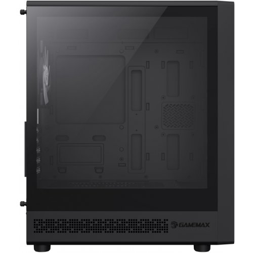Корпус GAMEMAX Storm 2 M Tempered Glass без БЖ Black купити в Україні: Київ, Львів, Хмельницький, Тернопіль, Івано-Франківськ | Перевірка сумісності, низька ціна, відгуки, характеристики від TELEMART фото