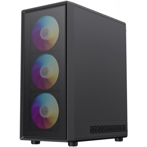 Корпус GAMEMAX Storm 2 M Tempered Glass без БЖ Black купити в Україні: Київ, Львів, Хмельницький, Тернопіль, Івано-Франківськ | Перевірка сумісності, низька ціна, відгуки, характеристики від TELEMART фото