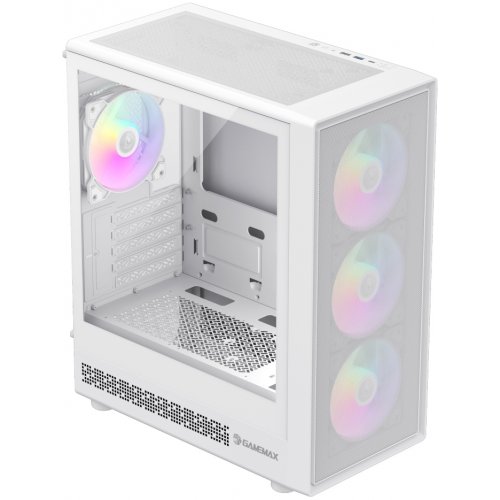 Корпус GAMEMAX Storm 2 M Tempered Glass без БЖ White купити в Україні: Київ, Львів, Хмельницький, Тернопіль, Івано-Франківськ | Перевірка сумісності, низька ціна, відгуки, характеристики від TELEMART фото