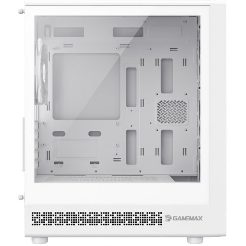 Корпус GAMEMAX Storm 2 M Tempered Glass без БЖ White купити в Україні: Київ, Львів, Хмельницький, Тернопіль, Івано-Франківськ | Перевірка сумісності, низька ціна, відгуки, характеристики від TELEMART фото