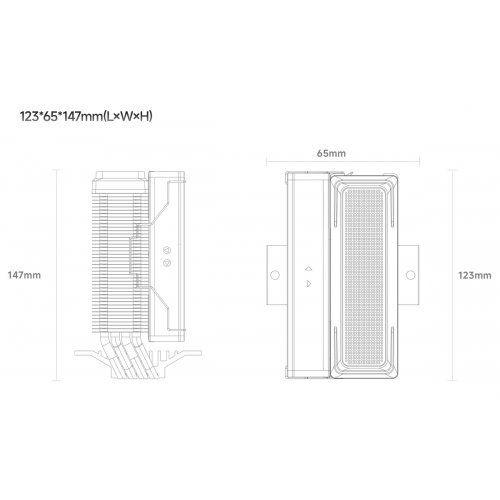 Кулер Ocypus Delta A40 SE ARGB (DELTA-A40-WH1AAWN00S-GL) White купити в Україні: Київ, Львів, Хмельницький, Тернопіль, Івано-Франківськ | Перевірка сумісності, низька ціна, відгуки, характеристики від TELEMART фото