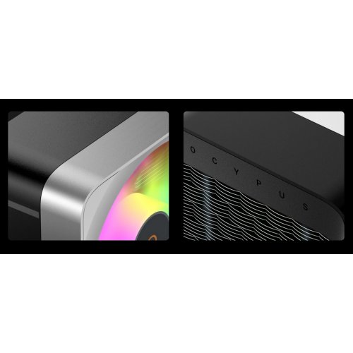 Кулер Ocypus Delta A40 EX ARGB (DELTA-A40-BK1NAWN00E-GL) Black купить в Украине: Киев, Днепр, Харьков, Одесса  | Проверка совместимости, низкая цена, отзывы, характеристики от TELEMART фото