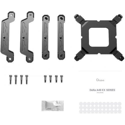 Кулер Ocypus Delta A40 EX Digital (DELTA-A40-WH1NAWD00E-GL) White купити в Україні: Київ, Львів, Хмельницький, Тернопіль, Івано-Франківськ | Перевірка сумісності, низька ціна, відгуки, характеристики від TELEMART фото