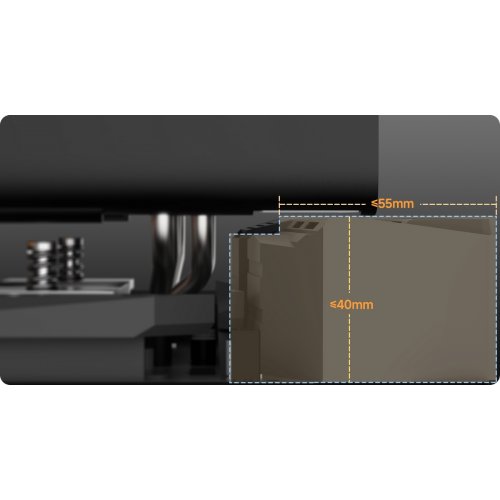 Кулер Ocypus Delta A62 EX Digital (DELTA-A62-BK2NNWD00E-GL) Black купити в Україні: Київ, Львів, Хмельницький, Тернопіль, Івано-Франківськ | Перевірка сумісності, низька ціна, відгуки, характеристики від TELEMART фото