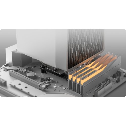 Кулер Ocypus Delta A62 EX Digital (DELTA-A62-WH2NNWD00E-GL) White купити в Україні: Київ, Львів, Хмельницький, Тернопіль, Івано-Франківськ | Перевірка сумісності, низька ціна, відгуки, характеристики від TELEMART фото