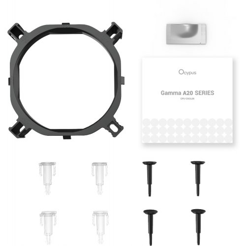 Кулер Ocypus Gamma A20 ARGB (GAMMA-A20-BK1AAWN00F-GL) Black купити в Україні: Київ, Львів, Хмельницький, Тернопіль, Івано-Франківськ | Перевірка сумісності, низька ціна, відгуки, характеристики від TELEMART фото