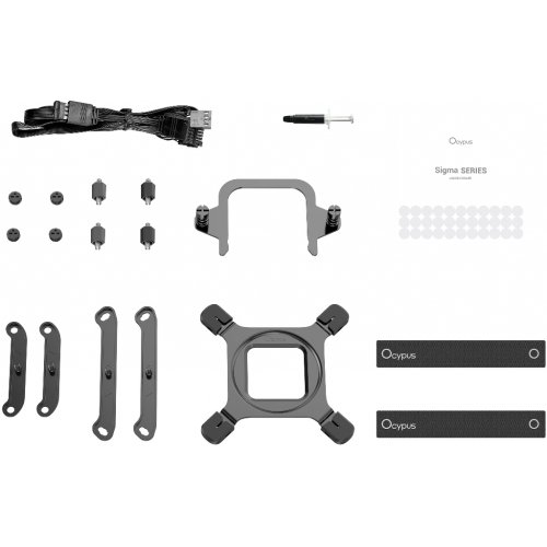 Готова СВО Ocypus Sigma L36 ARGB (SIGMA-L36-BK3AAWWN00X-GL) Black купити в Україні: Київ, Львів, Хмельницький, Тернопіль, Івано-Франківськ | Перевірка сумісності, низька ціна, відгуки, характеристики від TELEMART фото