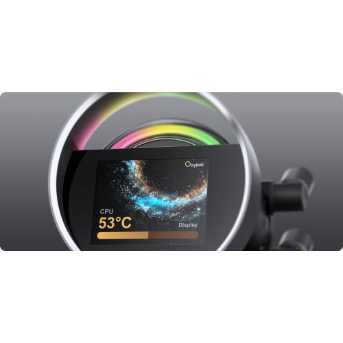 Готова СВО Ocypus Sigma L36 ARGB (SIGMA-L36-BK3AAWWN00X-GL) Black купити в Україні: Київ, Львів, Хмельницький, Тернопіль, Івано-Франківськ | Перевірка сумісності, низька ціна, відгуки, характеристики від TELEMART фото