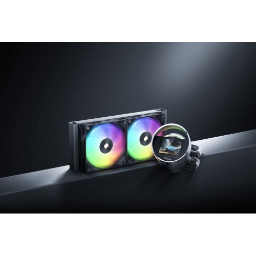 Готова СВО Ocypus Sigma L24 ARGB (SIGMA-L24-BK2AAWWN00X-GL) Black купити в Україні: Київ, Львів, Хмельницький, Тернопіль, Івано-Франківськ | Перевірка сумісності, низька ціна, відгуки, характеристики від TELEMART фото