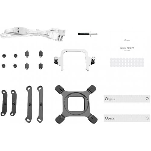 Готова СВО Ocypus Sigma L24 ARGB (SIGMA-L24-WH2AAWWN00X-GL) White купити в Україні: Київ, Львів, Хмельницький, Тернопіль, Івано-Франківськ | Перевірка сумісності, низька ціна, відгуки, характеристики від TELEMART фото