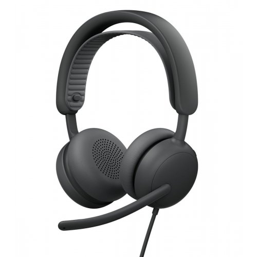 Наушники Logitech Zone Wired 2 (981-001619) Graphite купить в Украине: Киев, Днепр, Харьков, Одесса  | Низкая цена, отзывы, характеристики от TELEMART фото