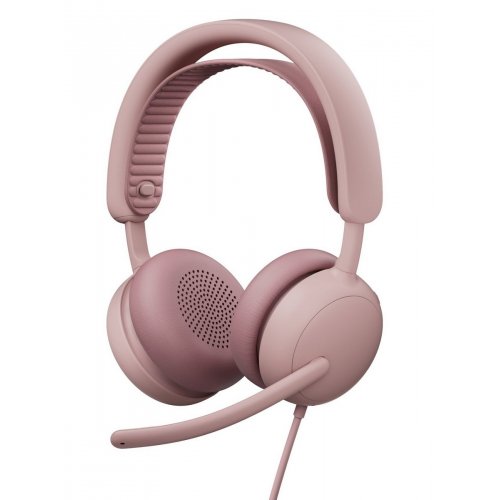 Наушники Logitech Zone Wired 2 (981-001620) Rose купить в Украине: Киев, Днепр, Харьков, Одесса  | Низкая цена, отзывы, характеристики от TELEMART фото