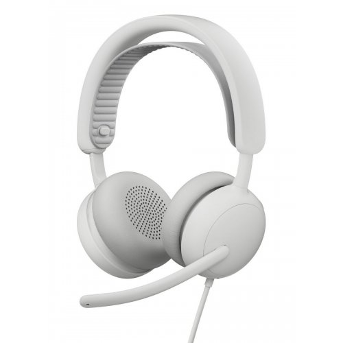 Наушники Logitech Zone Wired 2 (981-001621) Off-White купить в Украине: Киев, Днепр, Харьков, Одесса  | Низкая цена, отзывы, характеристики от TELEMART фото