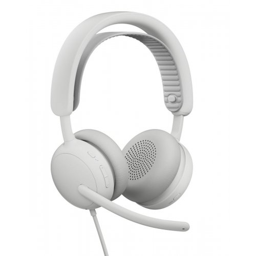 Наушники Logitech Zone Wired 2 (981-001621) Off-White купить в Украине: Киев, Днепр, Харьков, Одесса  | Низкая цена, отзывы, характеристики от TELEMART фото