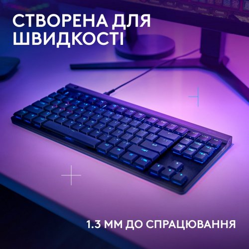 Клавиатура Logitech G515 TKL Mechanical Tactile (920-014133) Black купить в Украине: Киев, Днепр, Харьков, Одесса  | Низкая цена, отзывы, характеристики от TELEMART фото