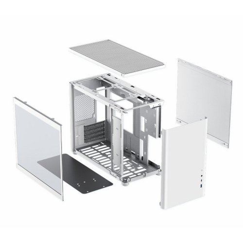 Корпус GAMEMAX Spark Tempered Glass без БП Full White купить в Украине: Киев, Днепр, Харьков, Одесса  | Проверка совместимости, низкая цена, отзывы, характеристики от TELEMART фото