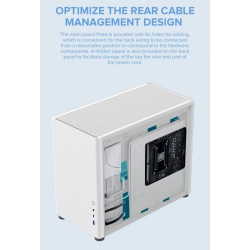 Корпус GAMEMAX Spark Tempered Glass без БП Full White купить в Украине: Киев, Днепр, Харьков, Одесса  | Проверка совместимости, низкая цена, отзывы, характеристики от TELEMART фото