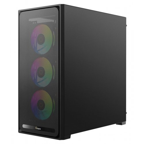 Корпус Ocypus Delta C70 ARGB Tempered Glass без БЖ (DELTA-C70-BKG400XX-GL) Black купити в Україні: Київ, Львів, Хмельницький, Тернопіль, Івано-Франківськ | Перевірка сумісності, низька ціна, відгуки, характеристики від TELEMART фото