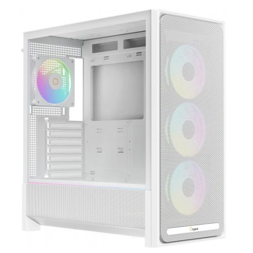 Корпус Ocypus Delta C70 ARGB Tempered Glass без БЖ (DELTA-C70-WHG400XX-GL) White купити в Україні: Київ, Львів, Хмельницький, Тернопіль, Івано-Франківськ | Перевірка сумісності, низька ціна, відгуки, характеристики від TELEMART фото