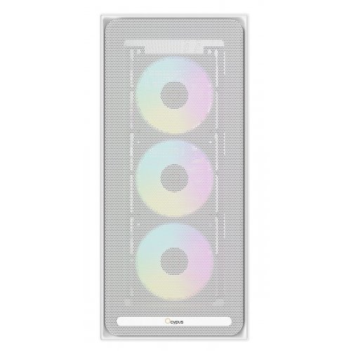 Корпус Ocypus Delta C70 ARGB Tempered Glass без БЖ (DELTA-C70-WHG400XX-GL) White купити в Україні: Київ, Львів, Хмельницький, Тернопіль, Івано-Франківськ | Перевірка сумісності, низька ціна, відгуки, характеристики від TELEMART фото
