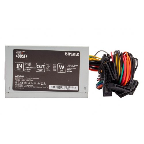 Блок живлення 1stPlayer PS-400SFX APFC 400W (C1-SFX-400-SV-EU) Bulk купити в Україні: Київ, Львів, Хмельницький, Тернопіль, Івано-Франківськ | Перевірка сумісності, низька ціна, відгуки, характеристики від TELEMART фото